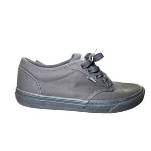 Vans Canvas Black Low Top Skate Shoes Men's 11